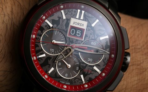 Jordi計(jì)時(shí)碼表紅色地平線腕表評(píng)論