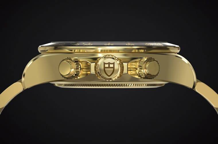 帝舵以黃金打造經(jīng)典Prince計(jì)時(shí)碼表連機(jī)芯都是嶄新自制