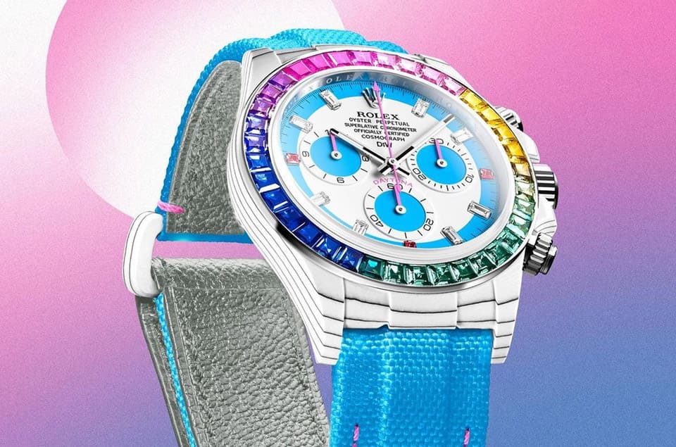超療愈!海邊夕陽美景的勞力士彩虹圈Daytona