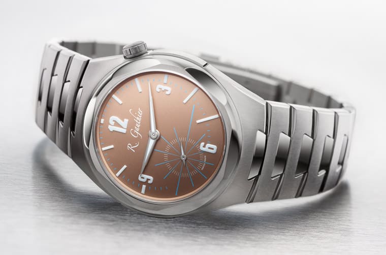 ROMAIN GAUTHIER第4款自制機(jī)芯鈦金屬手表以鏈帶或ALDC鍍層展現(xiàn)現(xiàn)代休閑風(fēng)格