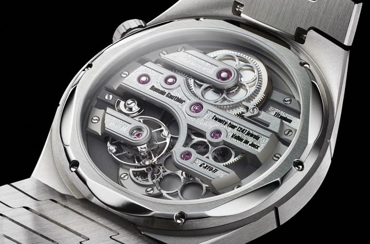 ROMAIN GAUTHIER第4款自制機(jī)芯鈦金屬手表以鏈帶或ALDC鍍層展現(xiàn)現(xiàn)代休閑風(fēng)格