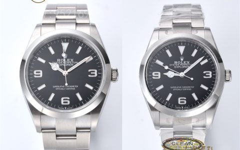 C廠探險家真假對比,Clean廠勞力士探一對比正品怎么樣