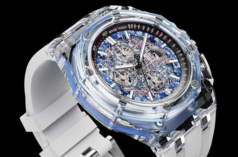 超吸睛!主打迷彩軍事風(fēng)的透明皇家橡樹離岸型計(jì)時(shí)碼表